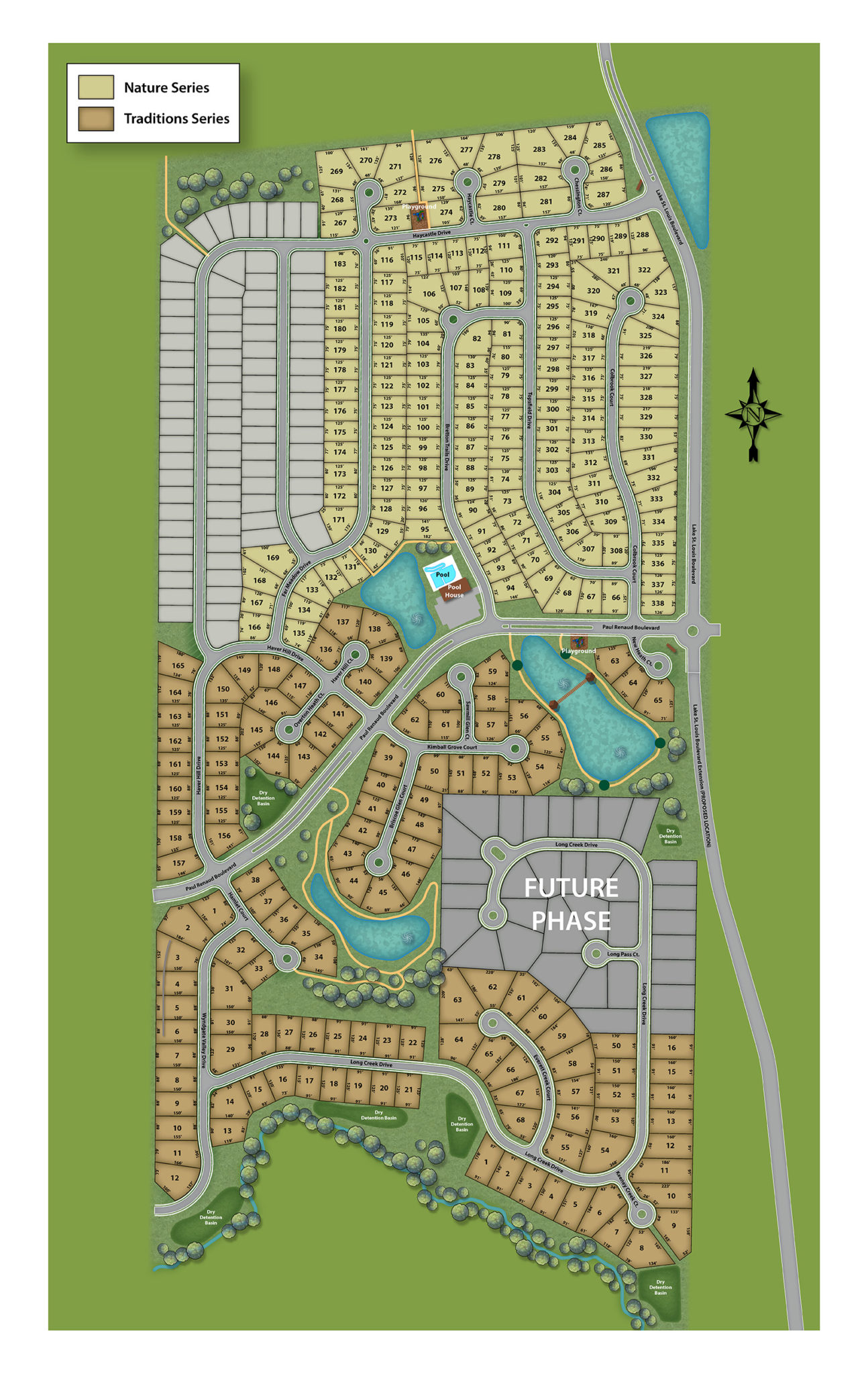 Shady Creek New Home Communities in O'Fallon, MO Lombardo