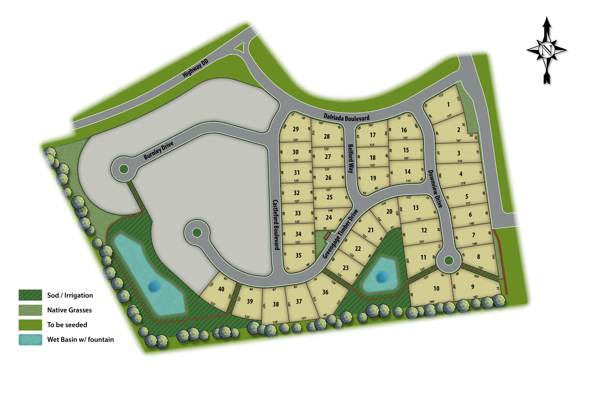 The Streets of Caledonia New Home Communities in O'Fallon, MO