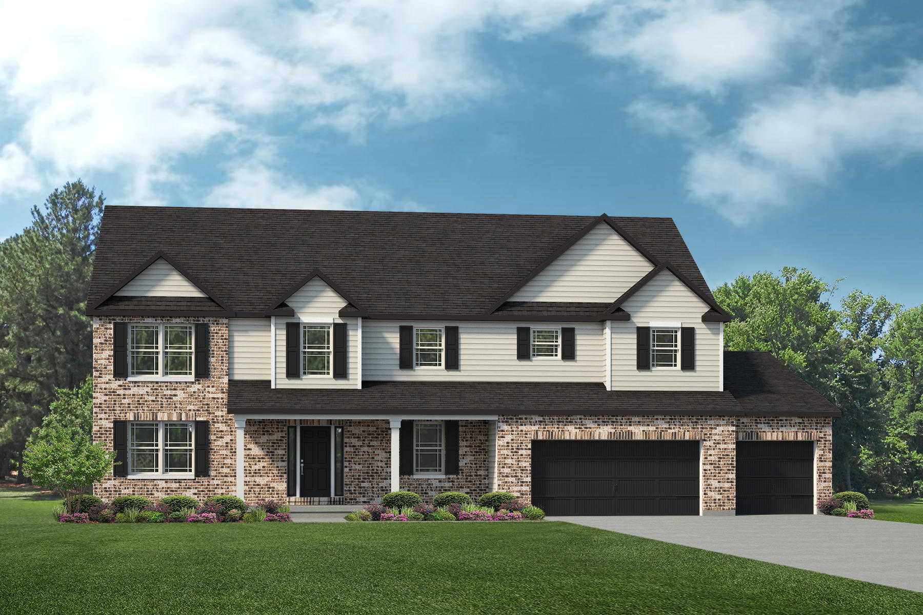 Thornberry Front Entry New Home Models Missouri Lombardo